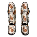 Cute Pomeranian Pattern Print Muay Thai Shin Guards