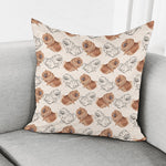 Cute Pomeranian Pattern Print Pillow Cover