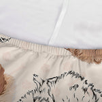 Cute Pomeranian Pattern Print Sofa Cover