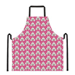 Cute Poodle Pattern Print Apron