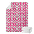Cute Poodle Pattern Print Blanket