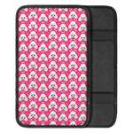 Cute Poodle Pattern Print Car Center Console Cover