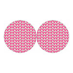 Cute Poodle Pattern Print Car Coasters