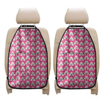 Cute Poodle Pattern Print Car Seat Organizers