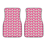 Cute Poodle Pattern Print Front Car Floor Mats