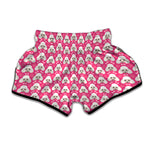 Cute Poodle Pattern Print Muay Thai Boxing Shorts