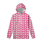 Cute Poodle Pattern Print Pullover Hoodie
