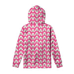 Cute Poodle Pattern Print Pullover Hoodie