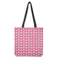 Cute Poodle Pattern Print Tote Bag