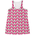 Cute Poodle Pattern Print Women's Racerback Tank Top