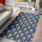 Cute Popcorn Box Pattern Print Area Rug