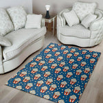 Cute Popcorn Box Pattern Print Area Rug