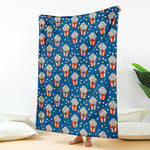 Cute Popcorn Box Pattern Print Blanket