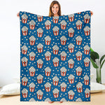 Cute Popcorn Box Pattern Print Blanket