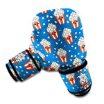 Cute Popcorn Box Pattern Print Boxing Gloves