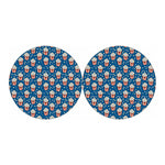 Cute Popcorn Box Pattern Print Car Coasters