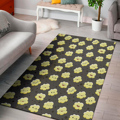 Cute Popcorn Pattern Print Area Rug