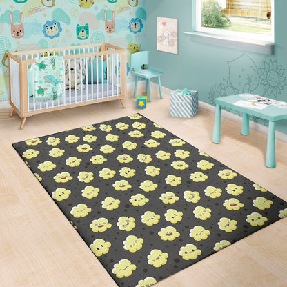 Cute Popcorn Pattern Print Area Rug