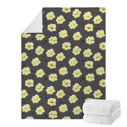 Cute Popcorn Pattern Print Blanket
