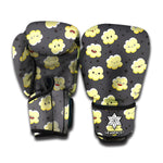 Cute Popcorn Pattern Print Boxing Gloves