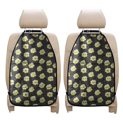 Cute Popcorn Pattern Print Car Seat Organizers
