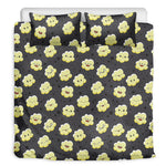 Cute Popcorn Pattern Print Duvet Cover Bedding Set