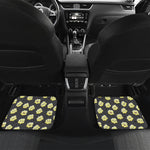 Cute Popcorn Pattern Print Front and Back Car Floor Mats