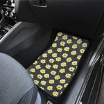 Cute Popcorn Pattern Print Front and Back Car Floor Mats
