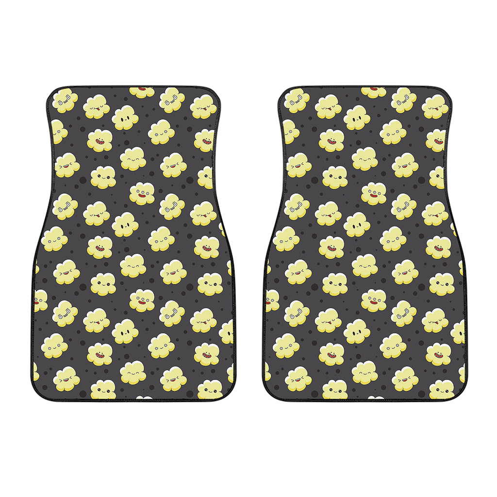 Cute Popcorn Pattern Print Front Car Floor Mats