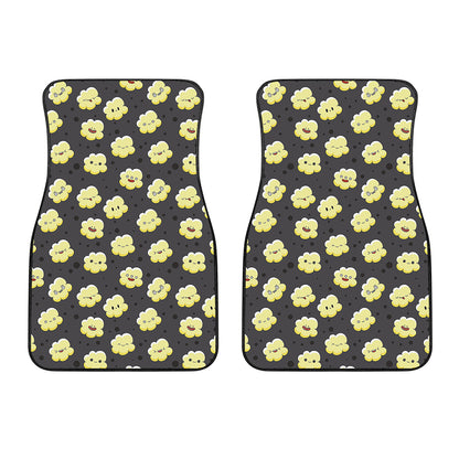 Cute Popcorn Pattern Print Front Car Floor Mats