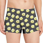 Cute Popcorn Pattern Print Men's Boxer Briefs