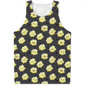 Cute Popcorn Pattern Print Men's Tank Top