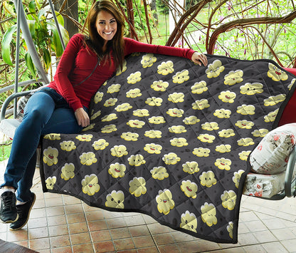 Cute Popcorn Pattern Print Quilt