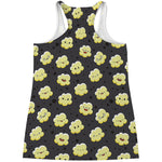 Cute Popcorn Pattern Print Women's Racerback Tank Top