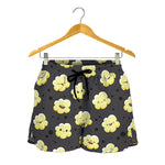 Cute Popcorn Pattern Print Women's Shorts