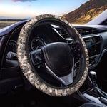 Cute Pug Pattern Print Car Steering Wheel Cover