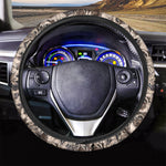 Cute Pug Pattern Print Car Steering Wheel Cover