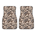 Cute Pug Pattern Print Front Car Floor Mats