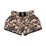 Cute Pug Pattern Print Muay Thai Boxing Shorts
