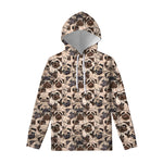 Cute Pug Pattern Print Pullover Hoodie