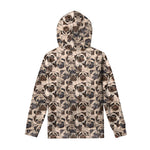 Cute Pug Pattern Print Pullover Hoodie