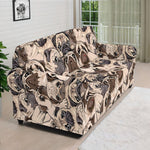 Cute Pug Pattern Print Sofa Cover