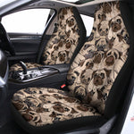 Cute Pug Pattern Print Universal Fit Car Seat Covers