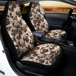 Cute Pug Pattern Print Universal Fit Car Seat Covers