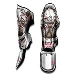 Cute Pug With Glasses Print Muay Thai Shin Guard
