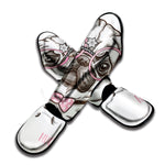 Cute Pug With Glasses Print Muay Thai Shin Guard