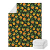 Cute Pumpkin Pattern Print Blanket