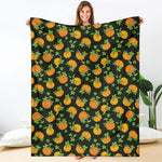 Cute Pumpkin Pattern Print Blanket