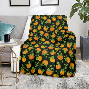 Cute Pumpkin Pattern Print Blanket