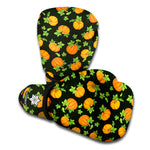 Cute Pumpkin Pattern Print Boxing Gloves